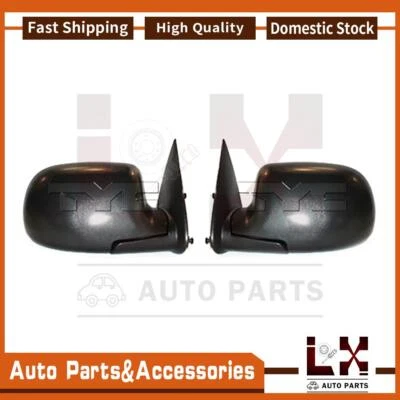 2X TYC Door Mirror Fits Silverado 1500 Chevrolet 1999 2000 2001 2002 2003 2004 - Image 1 of 4