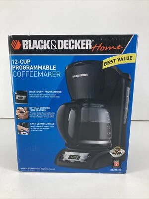 BLACK+DECKER 12-Cup Programmable Coffeemaker, Black, DLX1050B - Image 1 of 4