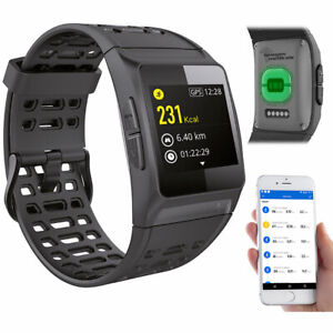 GPS-Sportuhr, Bluetooth, Fitness, Puls, Nachrichten, Farbdisplay, IP68