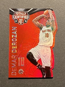 Demar Derozan 2014-15 Panini Totally Certified Platinum Mirror Red Diecut /135