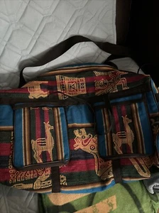 Artisan Peruvian Textile Manta Shoulder Satchel - Inca Andean Satchel - Picture 1 of 9
