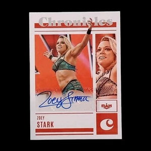 2023 Panini Chronicles WWE Autograph Zoey Stark #CS-ZST - Picture 1 of 2