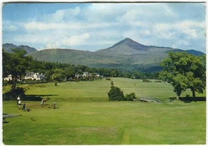BRODICK GOLF COURSE & GOATFELL, ARRAN - Sport Golf Postcard - Picture 1 of 2