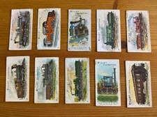 Wills cigarette cards: Locomotives & Rolling Stock x10 FAIR/POOR CDN