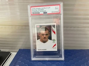 PANINI WORLD CUP GERMANY 2006 ENGLAND ROONEY 111 CERTIFIED PSA 9 - Picture 1 of 2