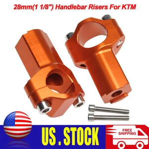 28mm(1 1/8") Handlebar Risers For KTM 530 EXC 450 SX-F XC-W 690 Enduro 790 1290 - Picture 1 of 8