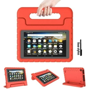 Amazon Fire HD 8 Tablet 32GB 8" With New Kids Case & Pen BUNDLE (RED) - Picture 1 of 4