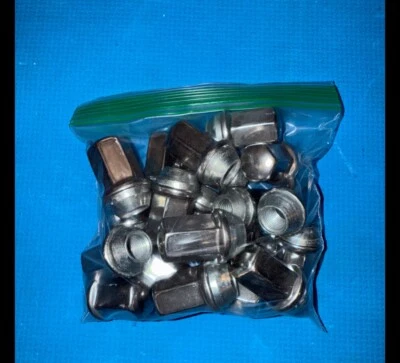 2020-2026 CORVETTE C8 Chrome Lug Nut OEM GM 20 Lugs 22mm Head 1 1/4 Shank - Image 1 of 2