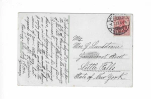 GERMANY 1912 Picture Post Card sent from Harburg (Elbe) to U.S. - Picture 1 of 2