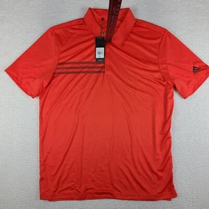 Adidas Polo Shirt Mens XL Red Performance Golf Short Sleeve NWT NEW - Picture 1 of 10