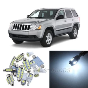 Kit de luces LED interiores 6000K blanco brillante 9 piezas para Jeep Grand Cherokee 2005-2010 - Imagen 1 de 9