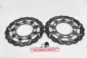 08-16 YAMAHA YZF R6 BREAKING FRONT LEFT RIGHT BRAKE ROTORS DISCS G8 - Picture 1 of 22