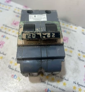 Connecticut Electric UBIF-220N 20 AMP 120/240 VOLT 2-POLE SNAP-IN BREAKER - Picture 1 of 6
