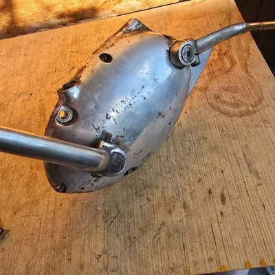 TRIUMPH T120 TR6 650 BONNEVILLE? PALANCA DE CAMBIOS PALANCAS CUBIERTA EXTERIOR INTERIOR T120R Foto 1 de 4