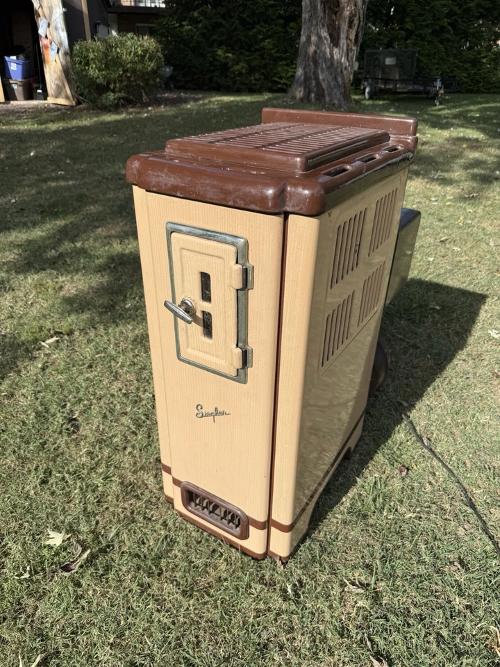 🍊Estufa/calentador de aceite Siegler de colección con soplador de amplificador modelo 400-U BONITO Foto 1 de 4