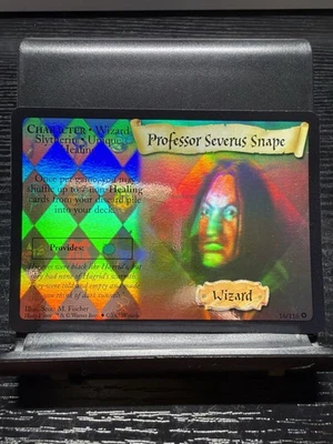 Harry Potter TCG Professor Severus Snape 16/116 Hologram Holo Card NM/LP 2001 - Image 1 of 2