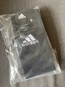 Adidas Football Socks. UK 2.5 - 4 (EU 34 - 36) BNWT Black/white RRP £12.99 - Picture 1 of 5