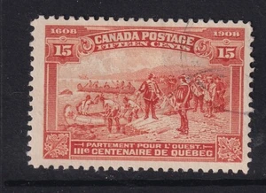 Canada #102 15 cent Quebec Tercentenary Champlain's Departure Used F-VF - Bild 1 von 2
