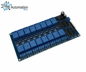 12V Relay 16 Channel for Arduino - Low Trigger - Picture 1 of 3