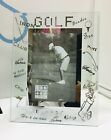 Sixtrees Moment Golf Ramka na zdjęcia 6x4 cale ścięte szkło i lustro.