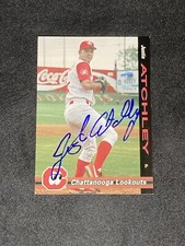 Justin Atchley 1998 Grandstand Chattanooga Lookouts Auto Autographed Signed Card