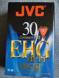 JVC HI FI Compact VHS C Blank Camcorder Tape - Picture 1 of 2
