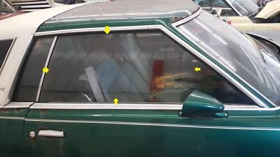 Mercury Cougar 1978 2 puertas pasajero puerta delantera derecha ventana de vidrio solamente Foto 1 de 4