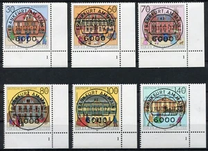 Bund 1563 - 1568 Eckrand EST Vollstempel Frankfurt alle Formnummer 1 gestempelt - Picture 1 of 2