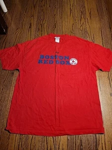 Boston Red Sox T-Shirt Size Mens XL shirt Top Tee MLB Baseball Majestic - Picture 1 of 8