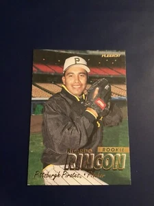 1997 Fleer # 519 RICARDO RINCON ROOKIE RC Pittsburgh Pirates Indians Nice Card ! - Picture 1 of 1