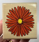Stampabilities GERBER DAISY Wood Mount Rubber Stamps