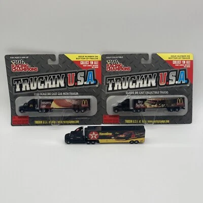 Racing Champions Truckin 美国麦当劳和德西科 1:144 半卡车(3 件装) — 第 1/4 张图片