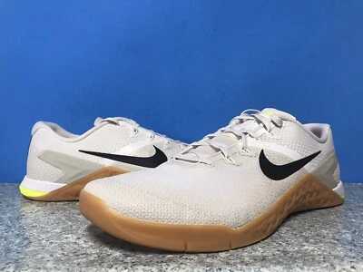 Nike Metcon 4 Hombres Hueso Claro Blanco Goma Hombres Zapatos de Entrenamiento AH7453 100 Talla 15 Foto 1 de 4