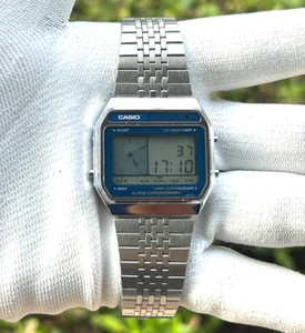 Reloj Digital Casio AX-210 Vintage Módulo 118 Alarma Cronógrafo - Imagen 1 de 11