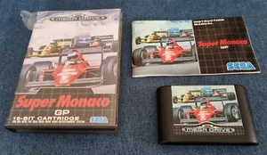 Juego Sega Mega Drive Super Monaco GP en caja con manual - Imagen 1 de 3
