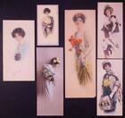 5 Victorian Ladies Book Mark Size Prints 1 Photo Germany C342
