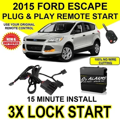 Ford Escape 2015 fácil instalación arranque remoto plug and play llavero original FO1C Foto 1 de 2