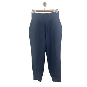 Old Navy Jogger Damen Größe L Petite Dark Navy High Rise Active Taschen Go-Dry - Bild 1 von 10