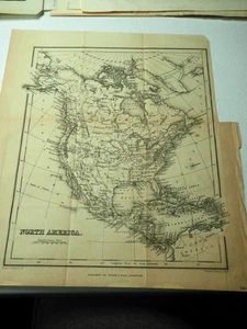 Vintage Map "North America" Published by Oliver & Boyd - Picture 1 of 1