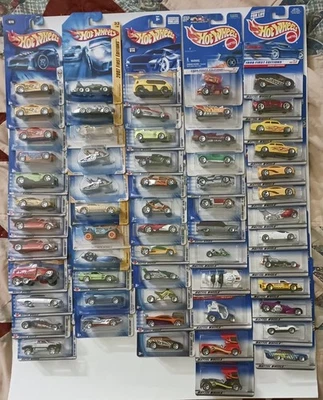 Lot of 60 1995-2012 Hot Wheels All First Editions & New Models (Nice Cards) - Image 1 of 4