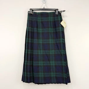 Blarney Woolen Mills Skirt Kilt Girls 14 Blackwatch NWT 100% Wool Wrap Ireland - Picture 1 of 11