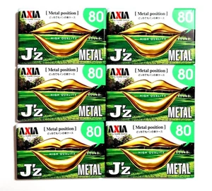 [Nuevo] Lote de 6 cintas de casete AXIA J'z METAL 80 POSICIÓN METÁLICA - Imagen 1 de 2