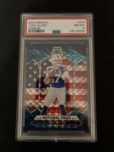 2024 Mosaic National Pride SP Josh Allen #254 Genesis Mosaic Prizm - PSA 8 - Imagen 1 de 3