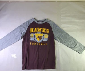 Camisa de manga larga Hawthorn Hawks talla 12 para niños AFL - Imagen 1 de 8