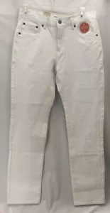 NWT Levi's 502 Tapered White 5 Pocket Jeans 16 Reg 28X28 Vertical Stretch -J3 - Picture 1 of 6