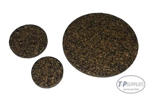 Nitrilverklebte Korkscheibe Scheiben x4 Isolierung / Isolierung 1 mm stark - Eigengröße - Bild 1 von 1
