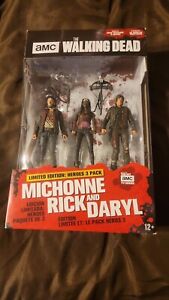 Mcfarlane Toys AMC The Walking Dead Limited Edition Hero 3 Pack Action Figures