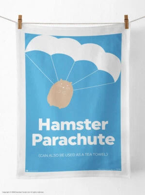 Смешное чайное полотенце кухонная комедия юмор шутка хлопок новинка подарок хомяк  - Изображение 1 из 4