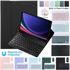 Keyboard Mouse Case Cover For Samsung Galaxy Tab S9 FE 10.9 S9 S8 S7 S6 Lite A9+