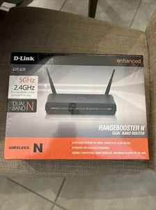 D-Link RangeBooster N DIR-628 54 Mbps Wireless N Router Computers Game Systems - Picture 1 of 4